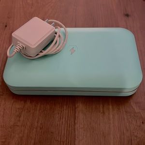 Phone soap 3- iPhone sanitizing machine in teal